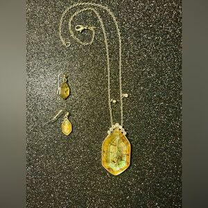 Vintage Avon faux Abalone $ diamond